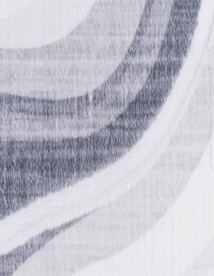 Detail image of  5' 1 x 7' 1 Carved Solid Rabbit Rug