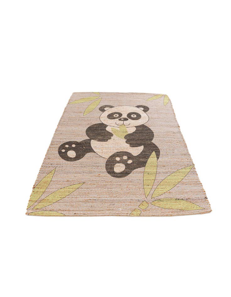 Detail image of  4' 1 x 6' 3 Chenille Jute Rug