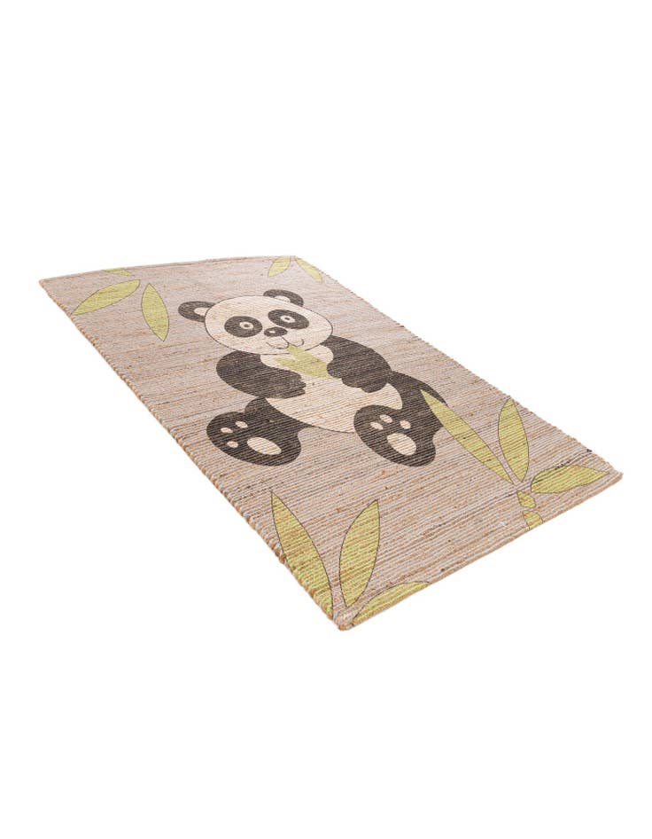 Detail image of  4' 1 x 6' 3 Chenille Jute Rug