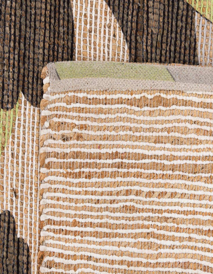Detail image of  4' 1 x 6' 3 Chenille Jute Rug