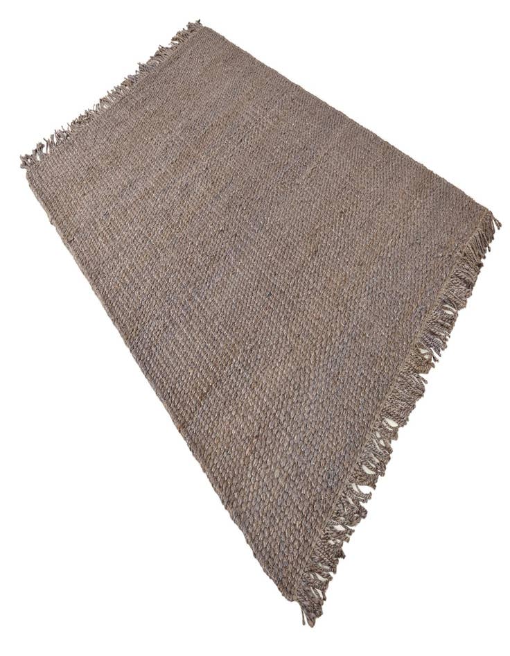 Detail image of  6' 1 x 9'  Hand Woven Chunky Jute Rug