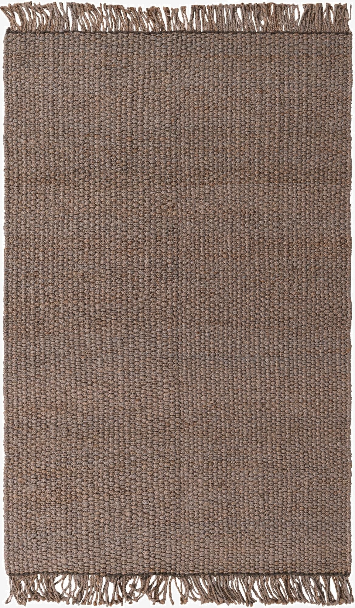  5' 1 x 8'  Hand Woven Chunky Jute Rug