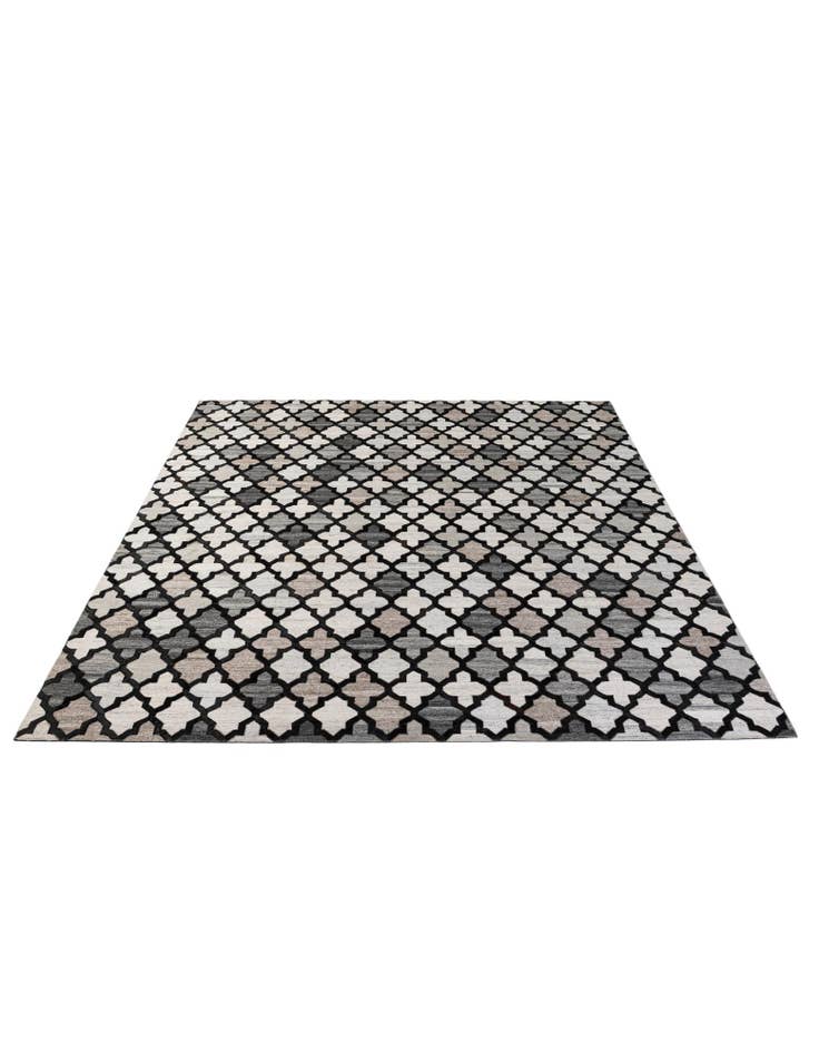 Detail image of  8' 1 x 9' 10 Cowhide - Patchwork Rug