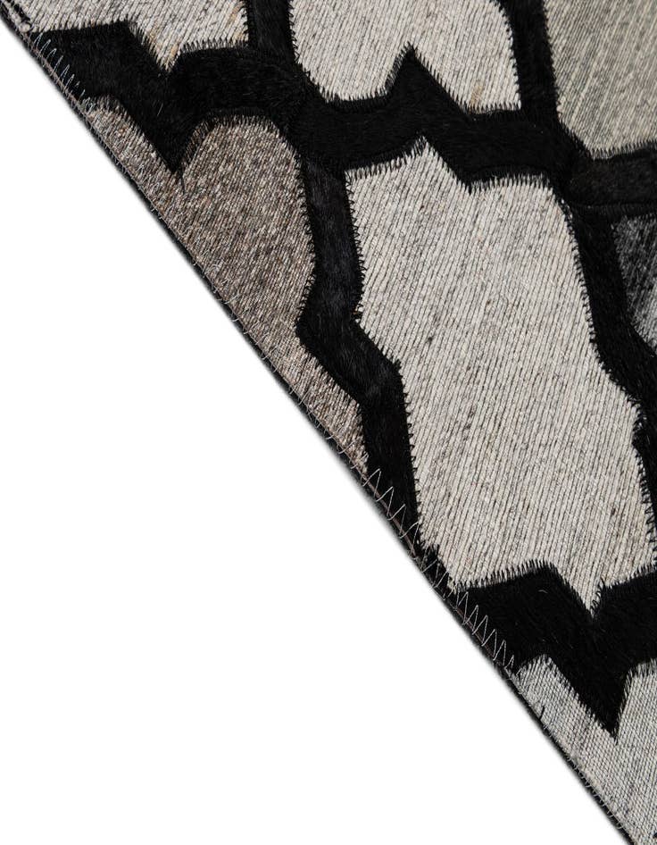 Detail image of  8' 1 x 9' 10 Cowhide - Patchwork Rug
