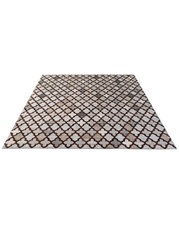 Detail image of  8' 1 x 9' 11 Cowhide - Patchwork Rug