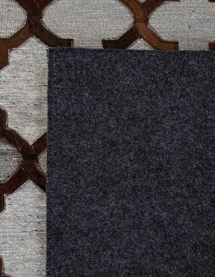 Detail image of  8' 1 x 9' 11 Cowhide - Patchwork Rug