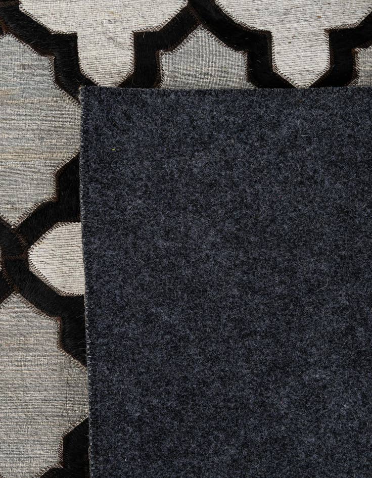 Detail image of  8' 1 x 9' 11 Cowhide - Patchwork Rug