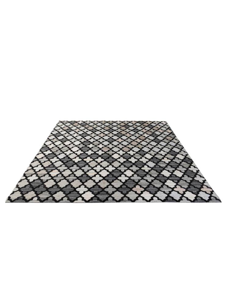 Detail image of  8' 1 x 9' 11 Cowhide - Patchwork Rug