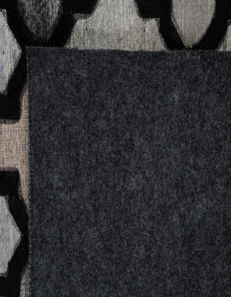 Detail image of  8' 1 x 9' 11 Cowhide - Patchwork Rug