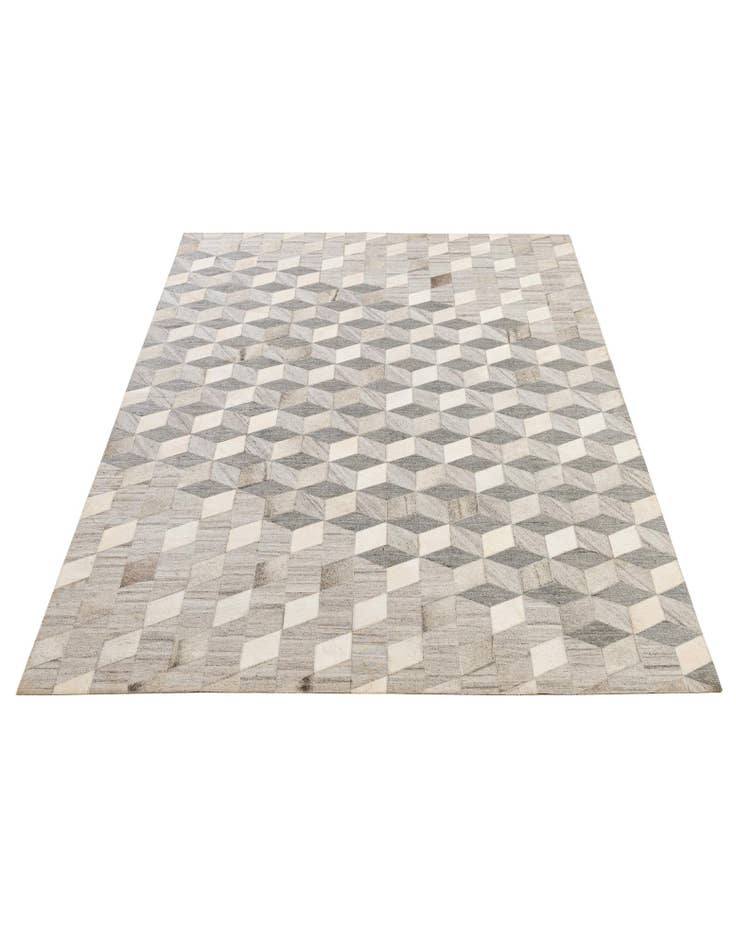 Detail image of  5' x 8' 1 Cowhide - Patchwork Rug