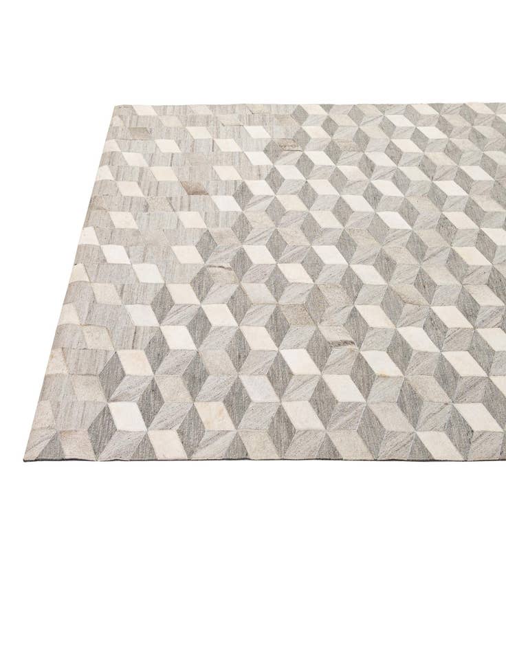 Detail image of  5' x 8' 1 Cowhide - Patchwork Rug