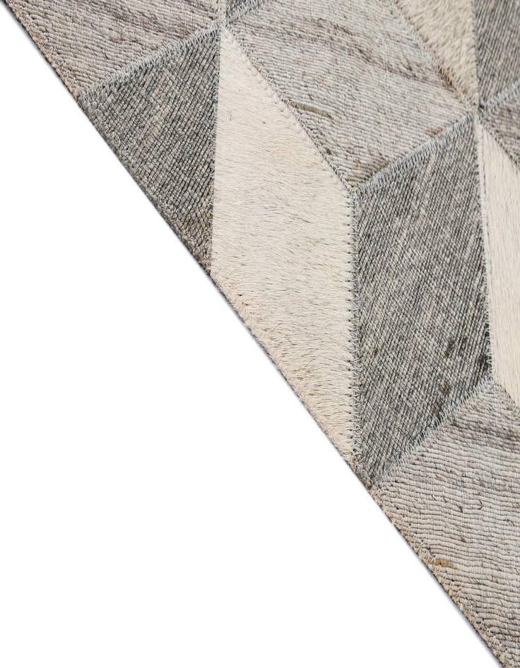 Detail image of  5' x 8' 1 Cowhide - Patchwork Rug