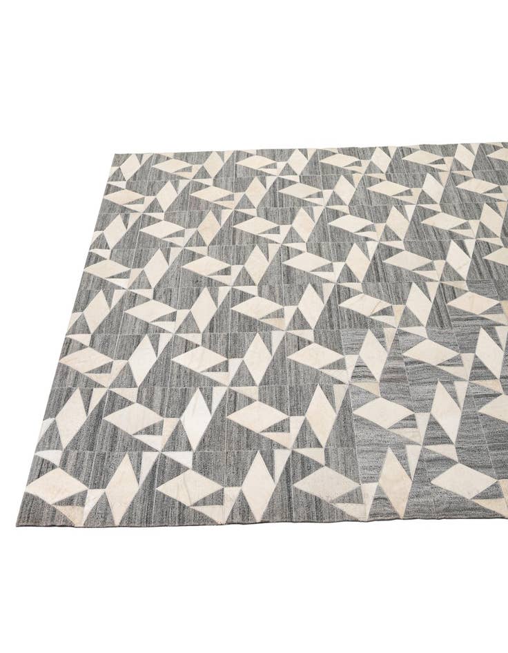 Detail image of  5' 3 x 7' 9 Cowhide - Patchwork Rug