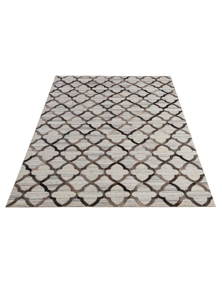 Detail image of  5' x 8' Cowhide - Patchwork Rug