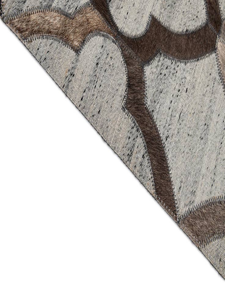 Detail image of  5' x 8' Cowhide - Patchwork Rug