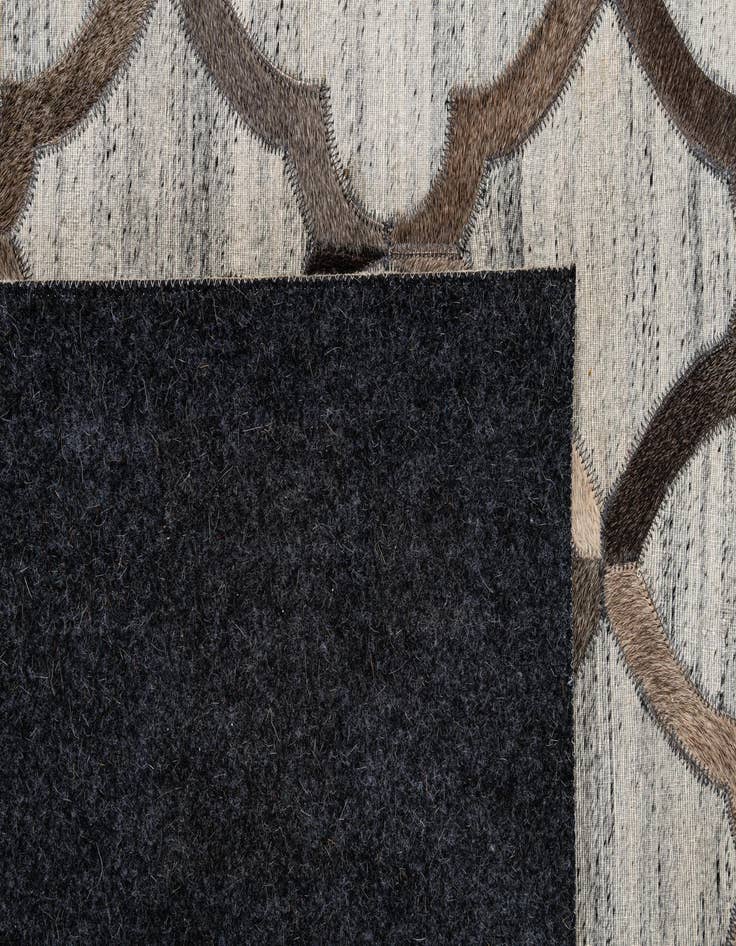 Detail image of  5' x 8' Cowhide - Patchwork Rug