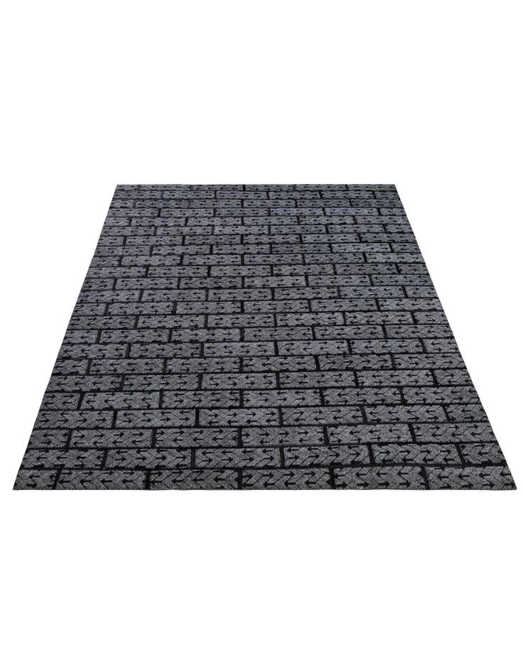 Detail image of  5' 1 x 7' 10 Cowhide - Patchwork Rug