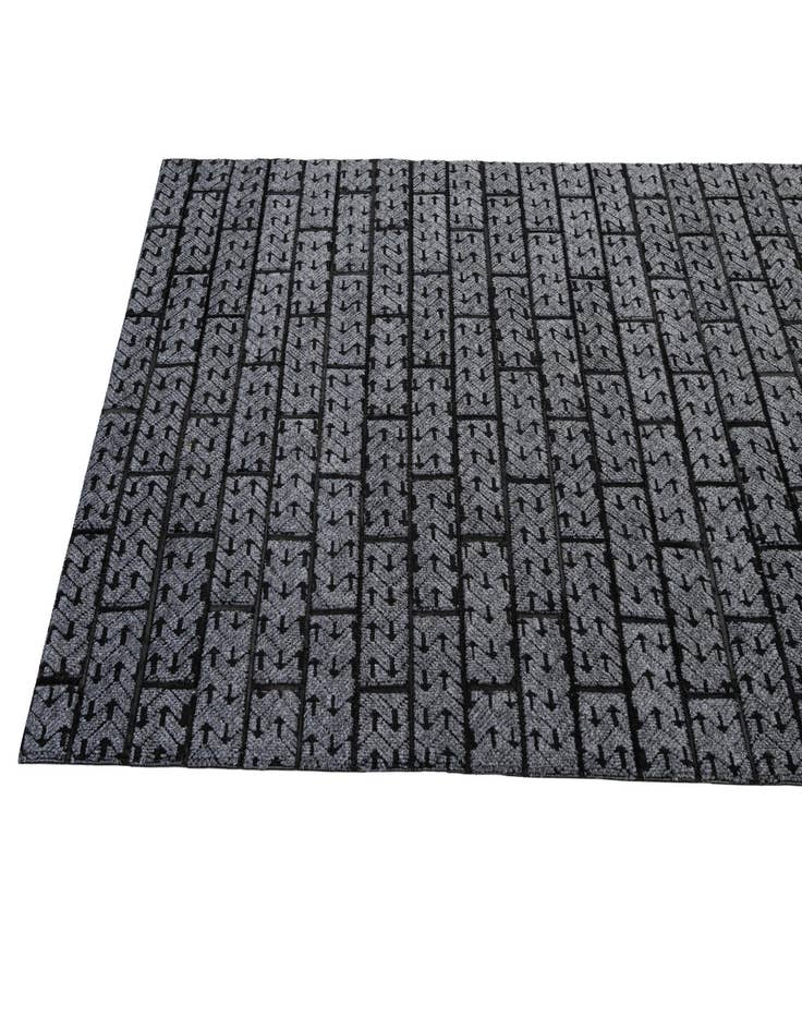 Detail image of  5' 1 x 7' 10 Cowhide - Patchwork Rug