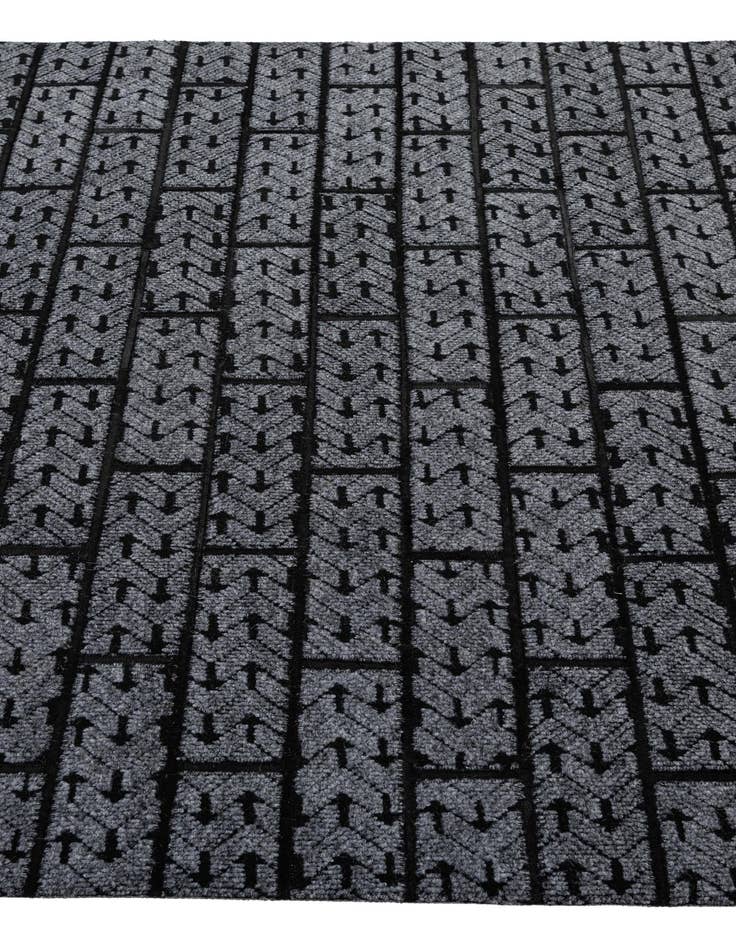 Detail image of  5' 1 x 7' 10 Cowhide - Patchwork Rug