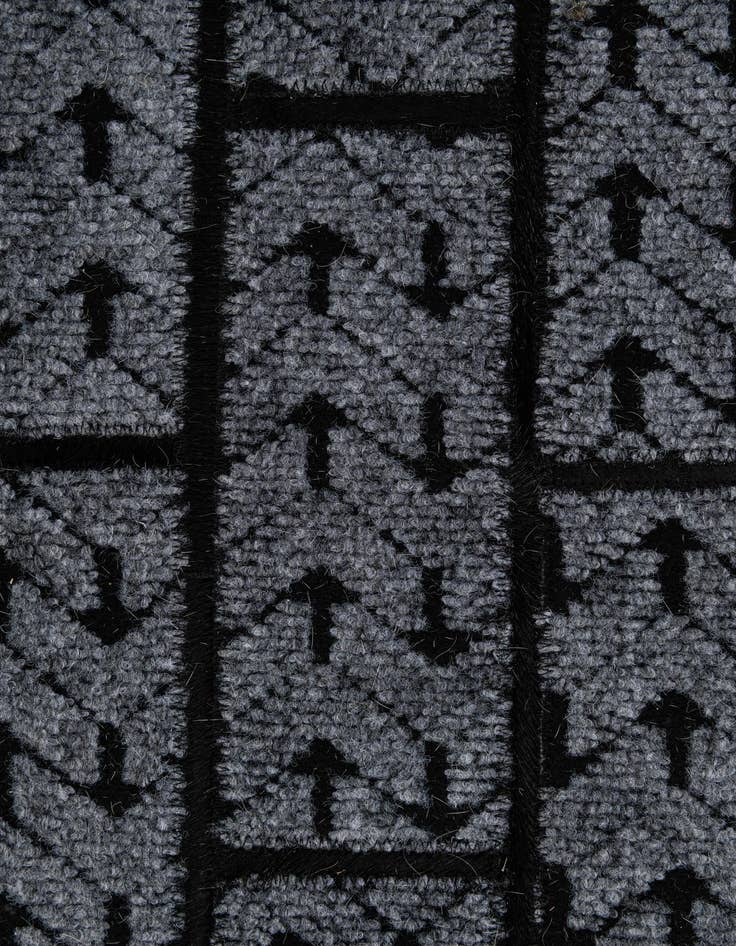 Detail image of  5' 1 x 7' 10 Cowhide - Patchwork Rug