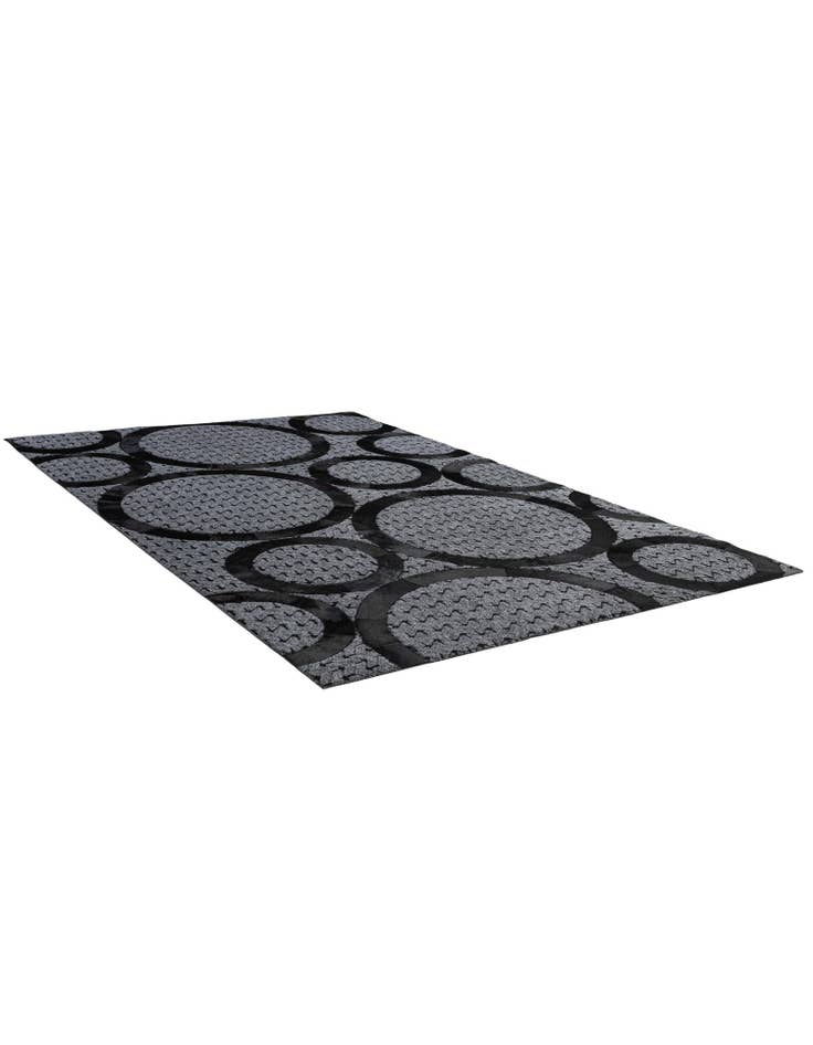 Detail image of  5' 1 x 8' Cowhide - Patchwork Rug