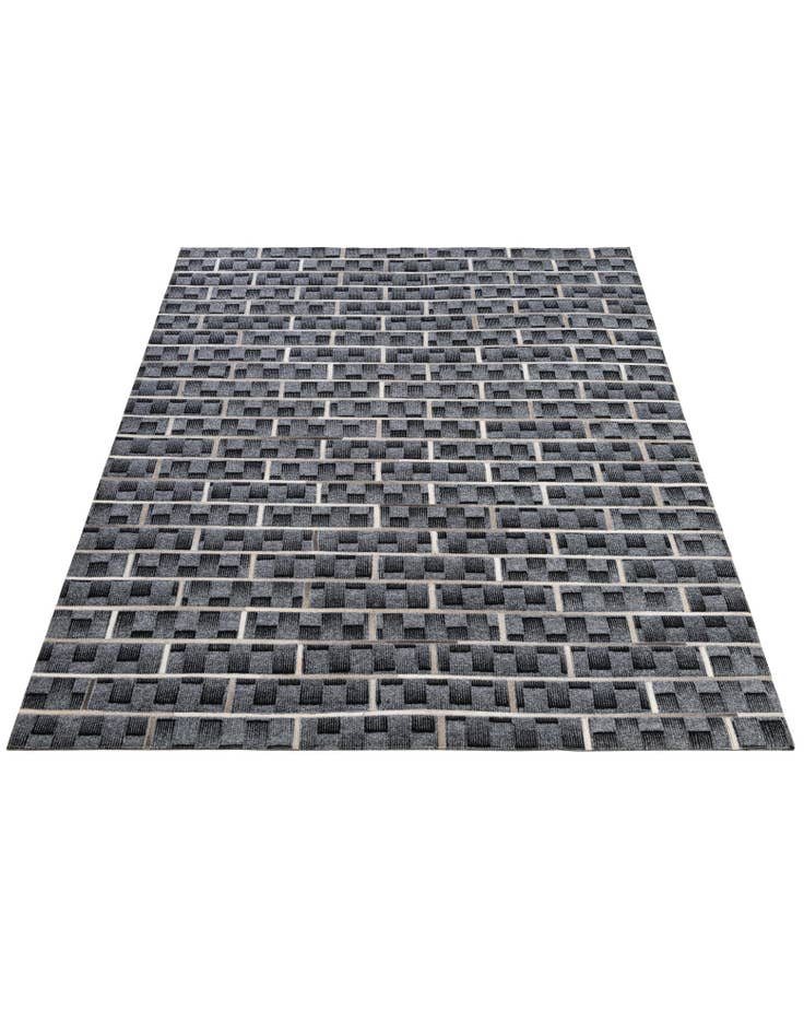 Detail image of  5' 1 x 7' 9 Cowhide - Patchwork Rug