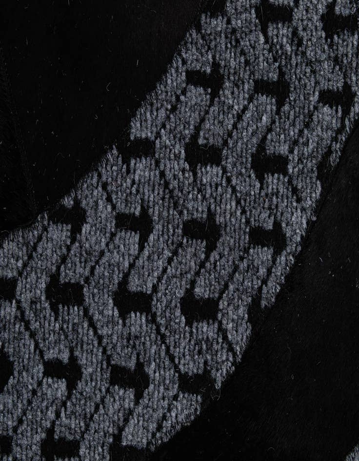 Detail image of  5' x 8' 1 Cowhide - Patchwork Rug