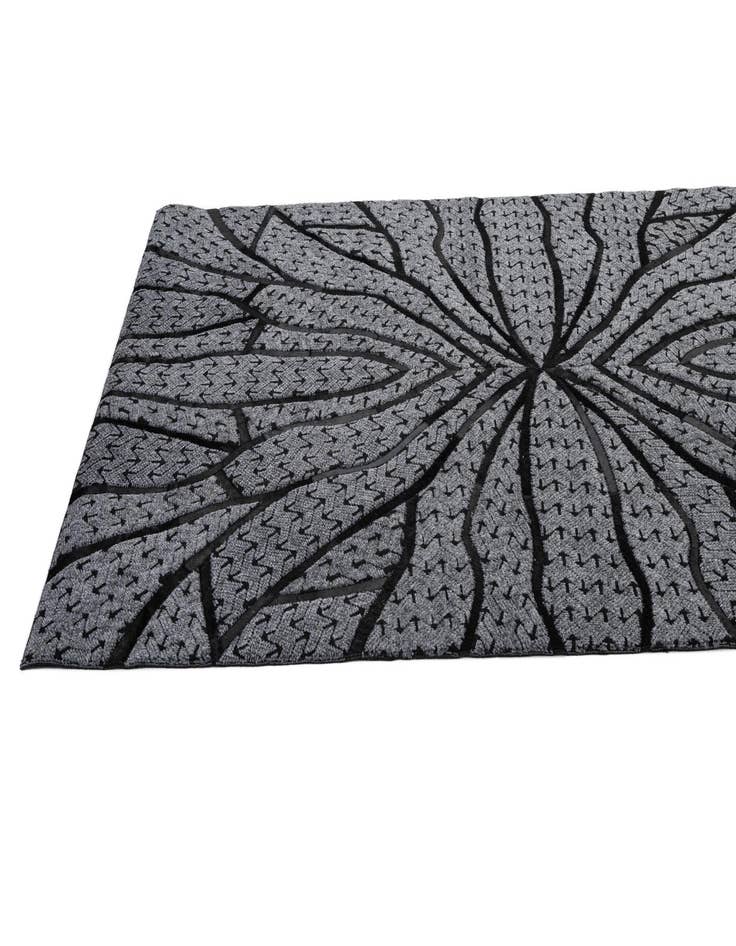 Detail image of  5' 2 x 8' 1 Cowhide - Patchwork Rug