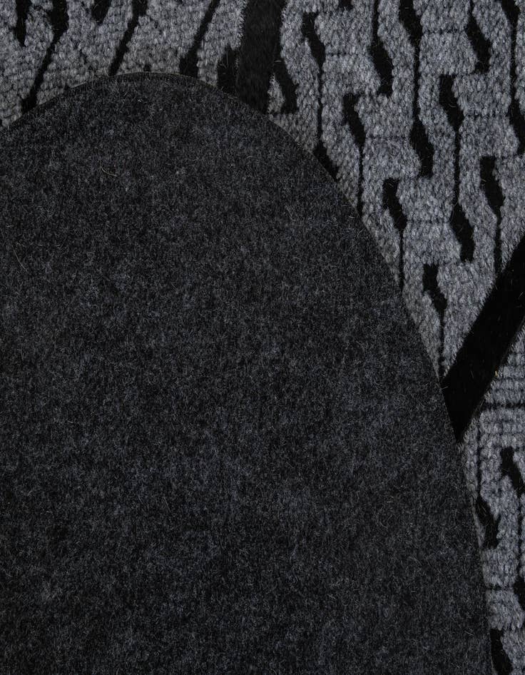 Detail image of  5' 1 x 8' 1 Cowhide - Patchwork Rug