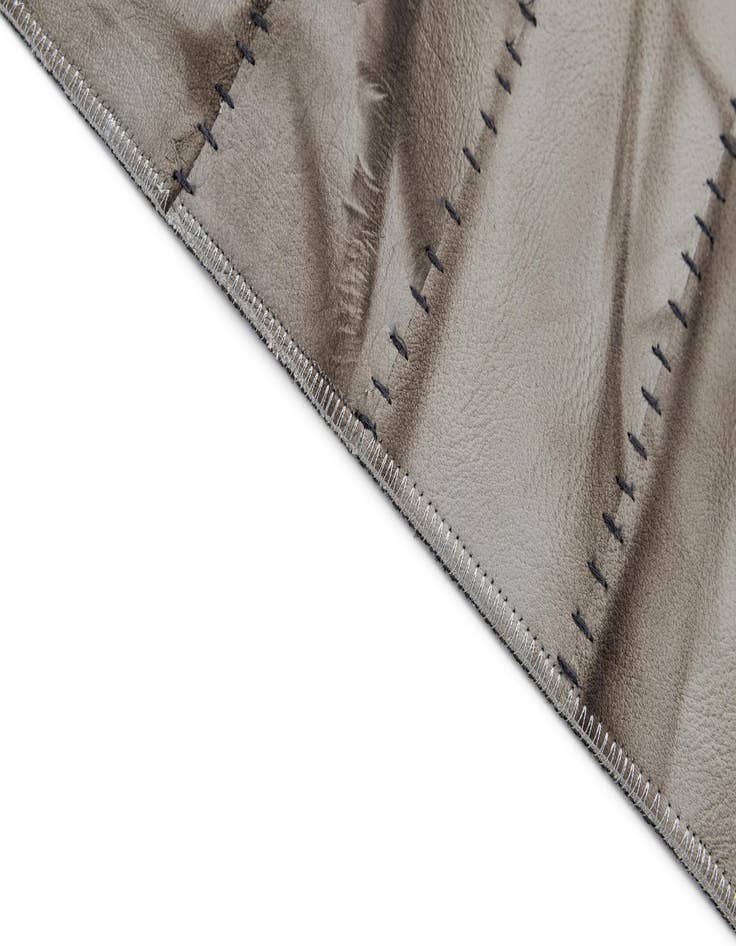 Detail image of  5' x 8' 1 Cowhide - Patchwork Rug