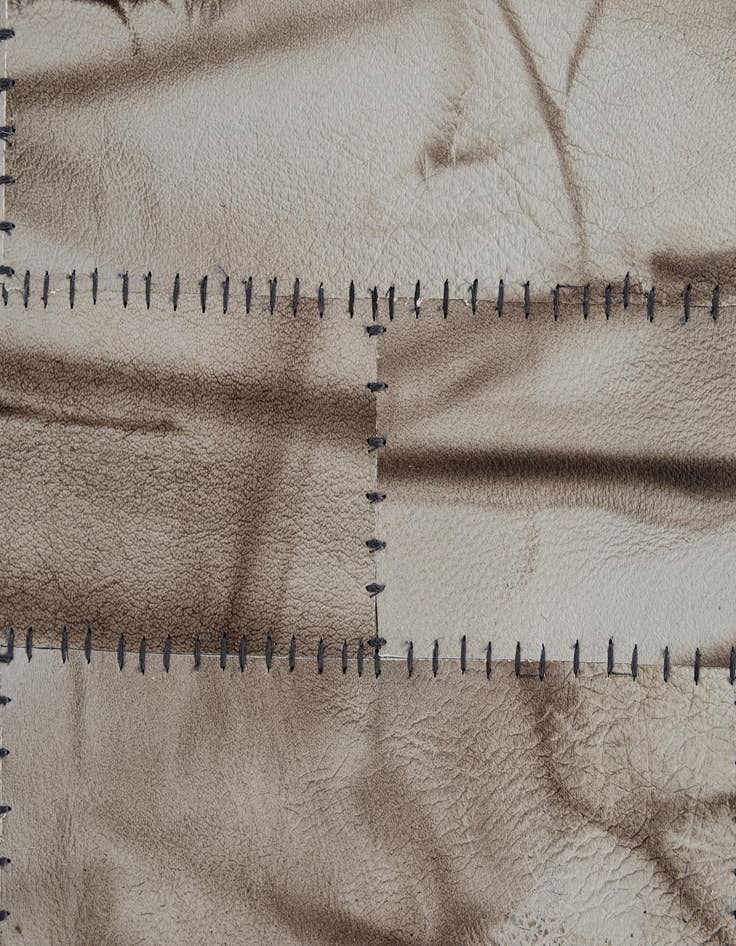 Detail image of  5' x 8' 1 Cowhide - Patchwork Rug