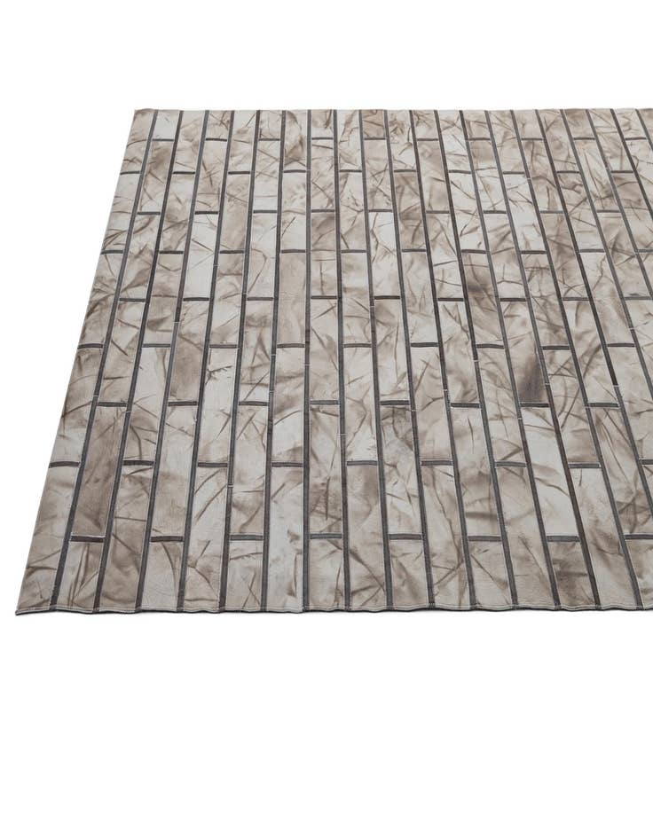 Detail image of  5' 2 x 8' 1 Cowhide - Patchwork Rug