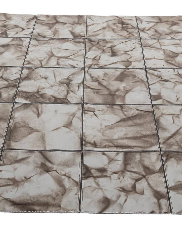 Detail image of  4' 11 x 7' 10 Cowhide - Patchwork Rug