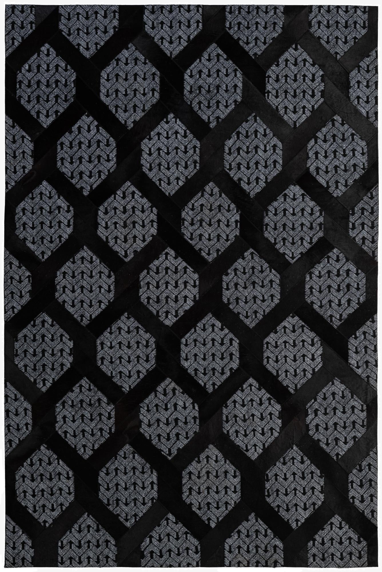  5' 4 x 7' 11 Cowhide - Patchwork Rug