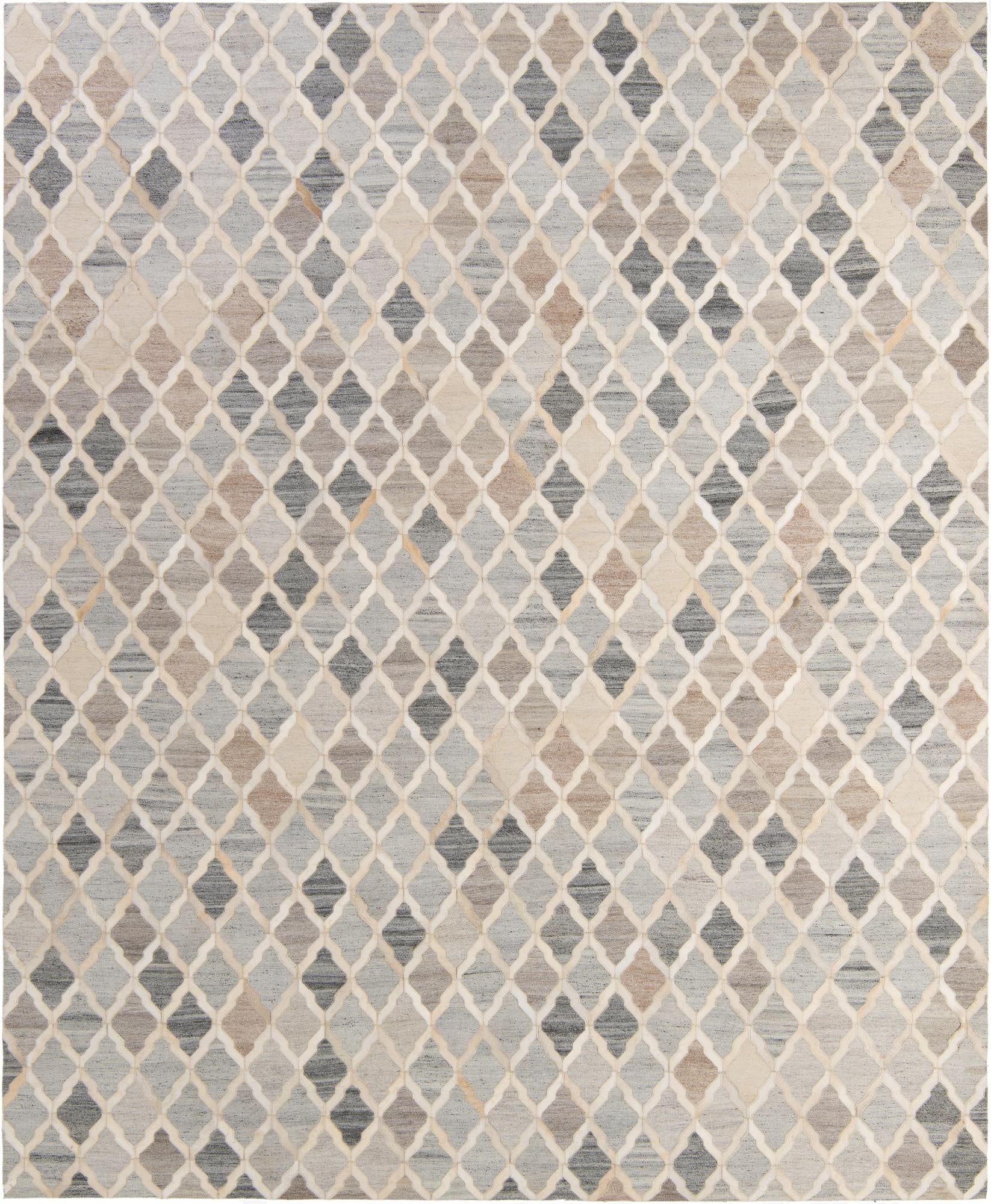  8' 1 x 9' 10 Cowhide - Patchwork Rug