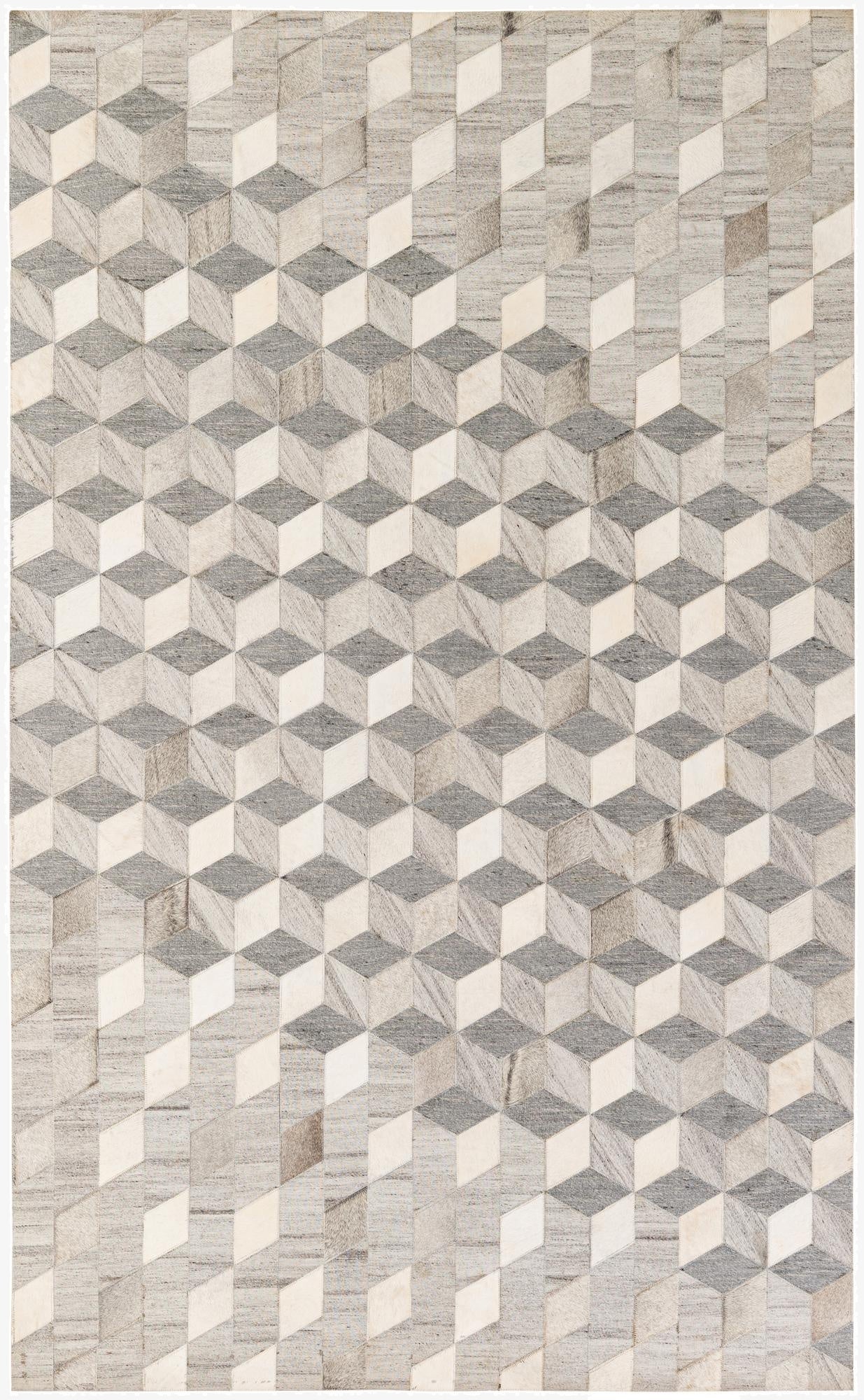  5' x 8' 1 Cowhide - Patchwork Rug