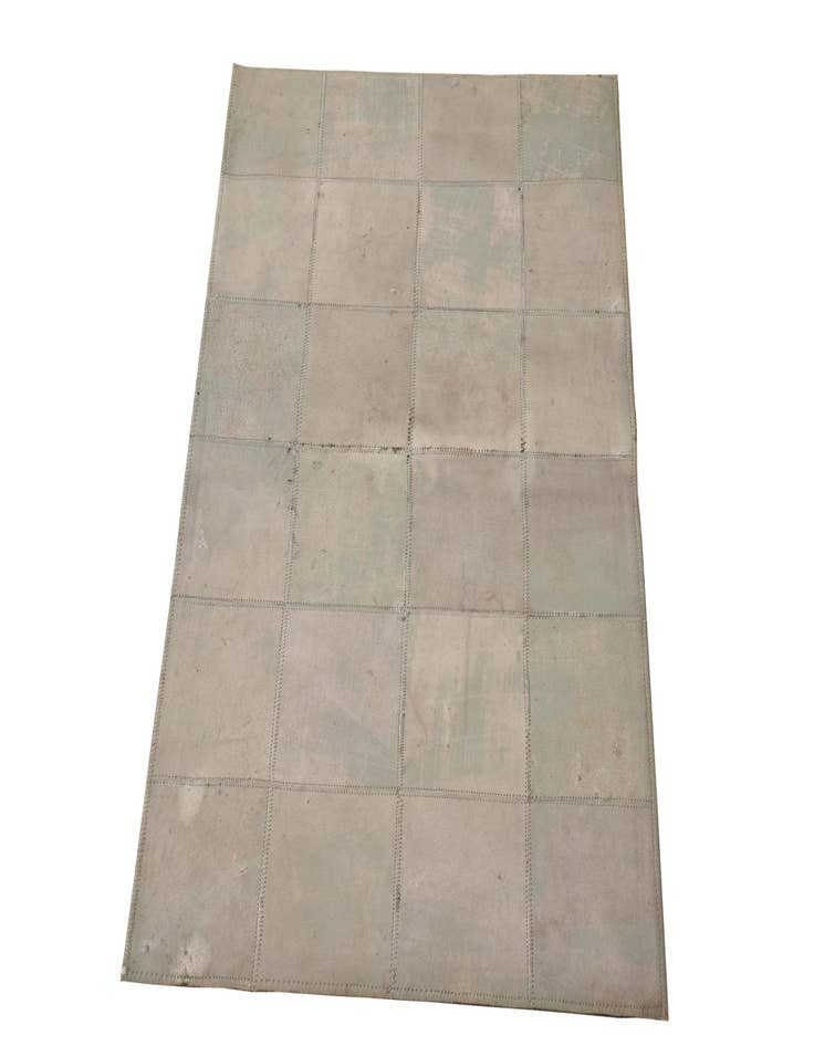 Detail image of  2' x 3' Cowhide Leather Rug