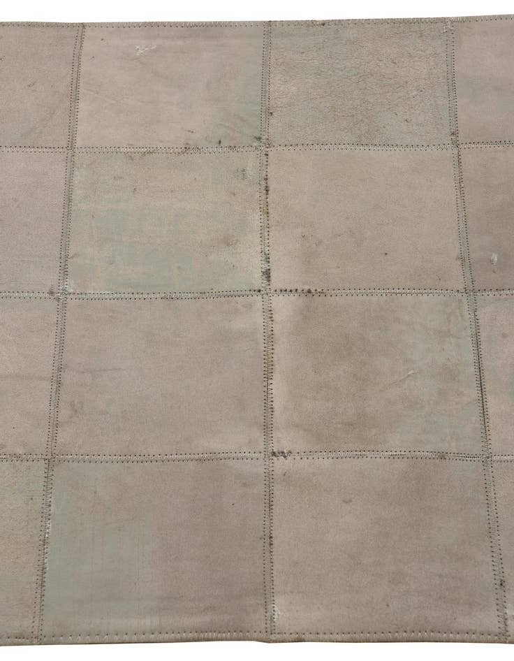 Detail image of  2' x 3' Cowhide Leather Rug