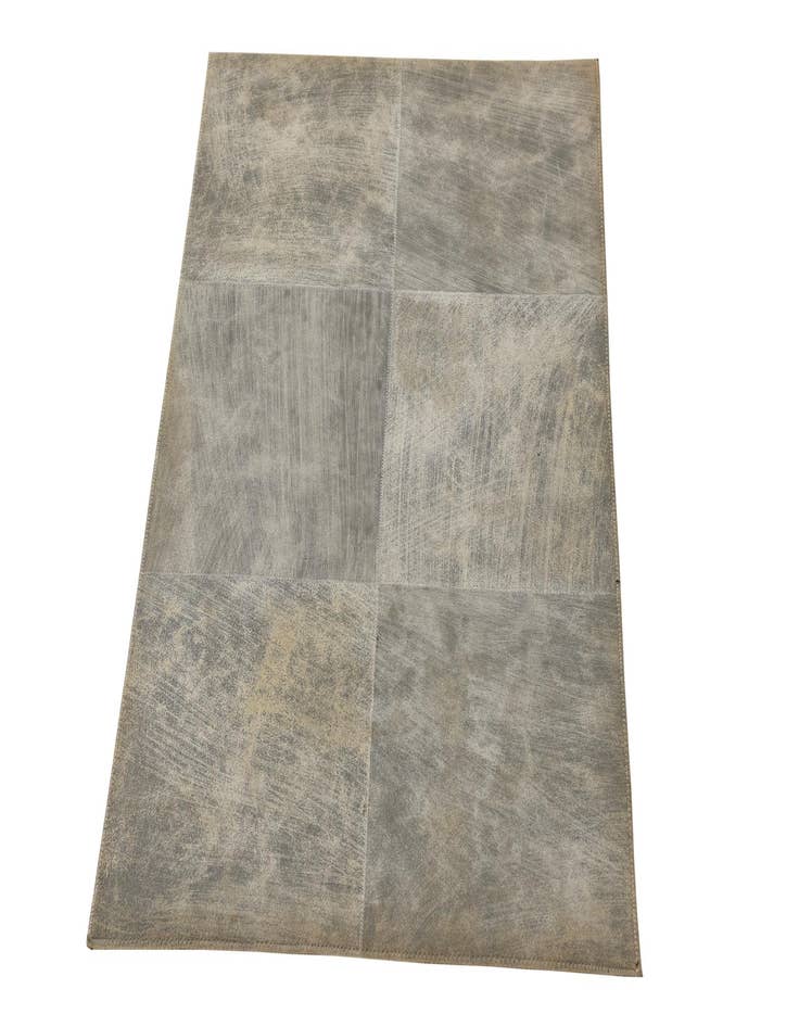 Detail image of  2' x 3' Cowhide Leather Rug