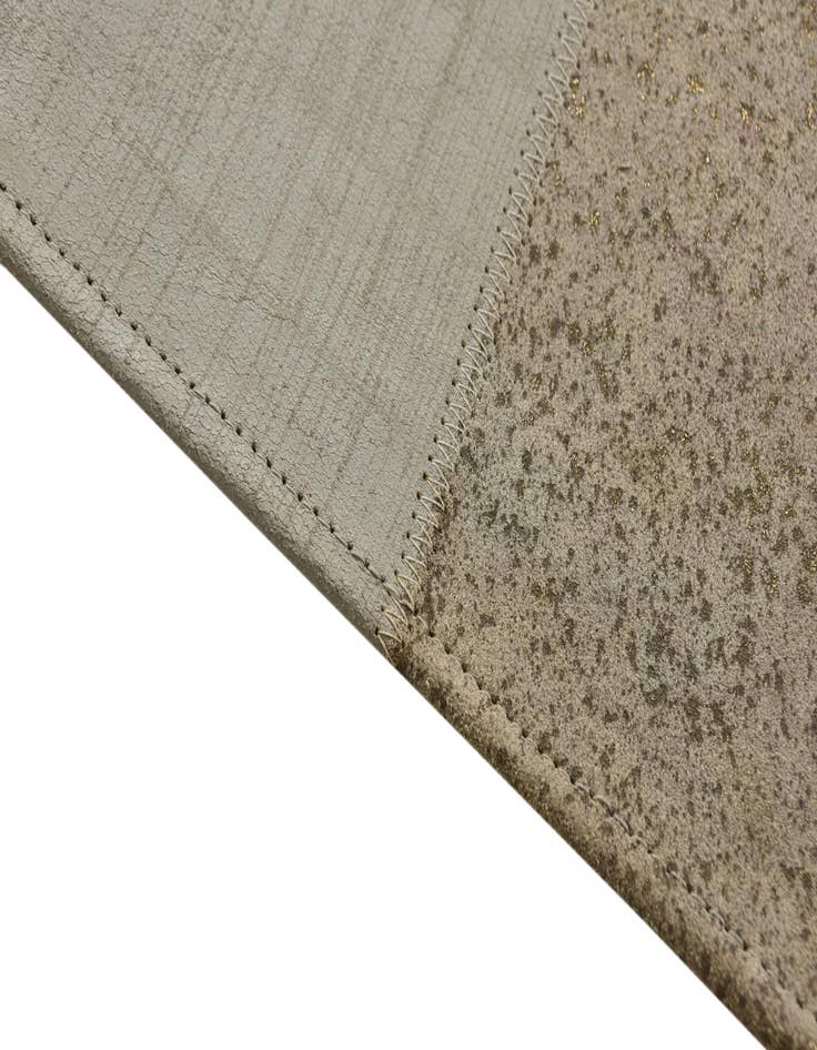 Detail image of  2' 1 x 3' 1 Cowhide Leather Rug