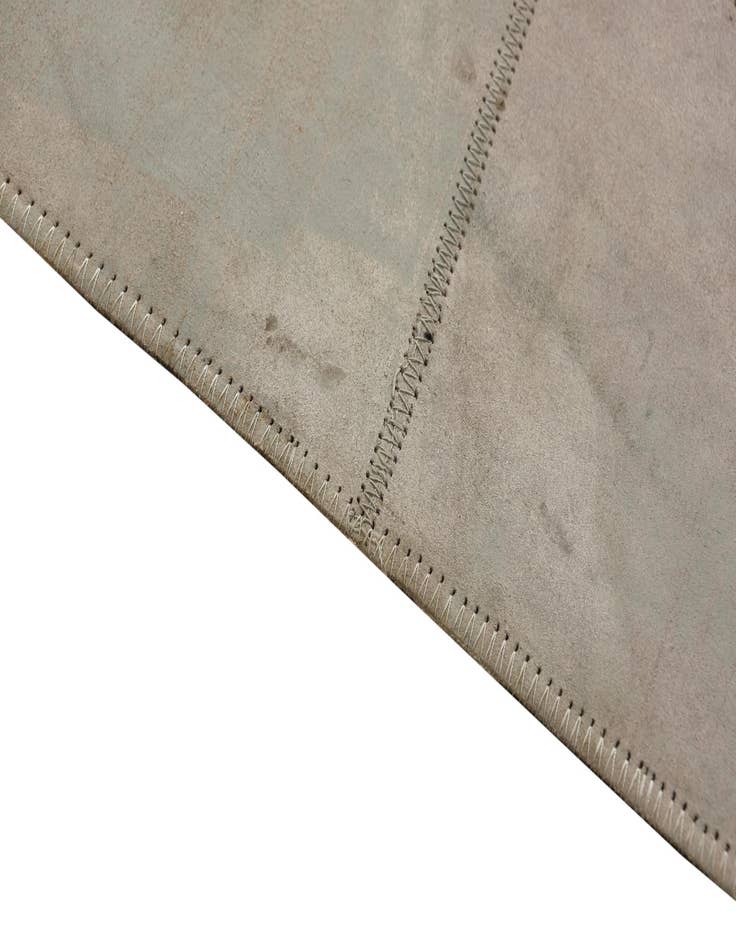 Detail image of  2' 1 x 3' 1 Cowhide Leather Rug