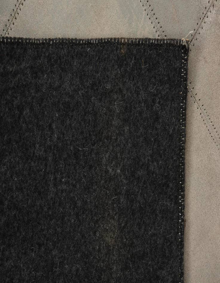 Detail image of  2' 1 x 3' 1 Cowhide Leather Rug