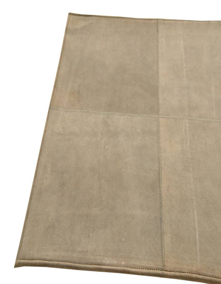 Detail image of  2' 1 x 3' 1 Cowhide Leather Rug