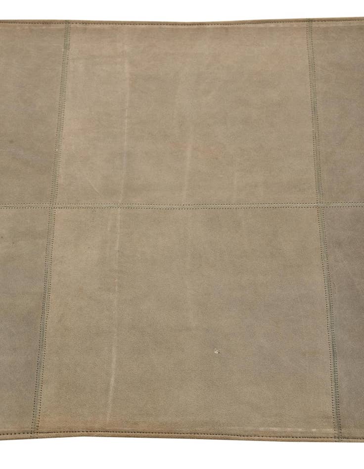 Detail image of  2' 1 x 3' 1 Cowhide Leather Rug