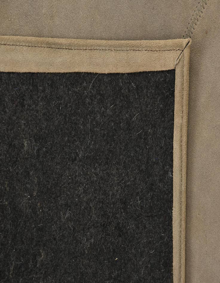 Detail image of  2' 1 x 3' 1 Cowhide Leather Rug