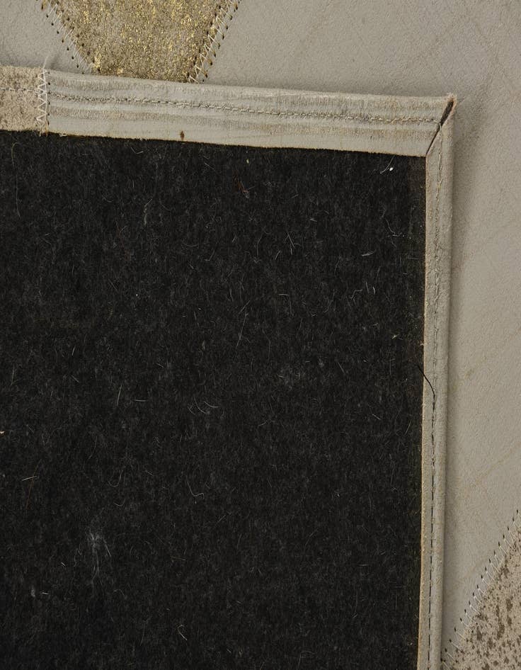 Detail image of  2' x 3' Cowhide Leather Rug