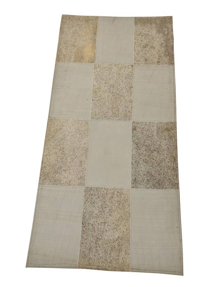 Detail image of  2' x 3' Cowhide Leather Rug