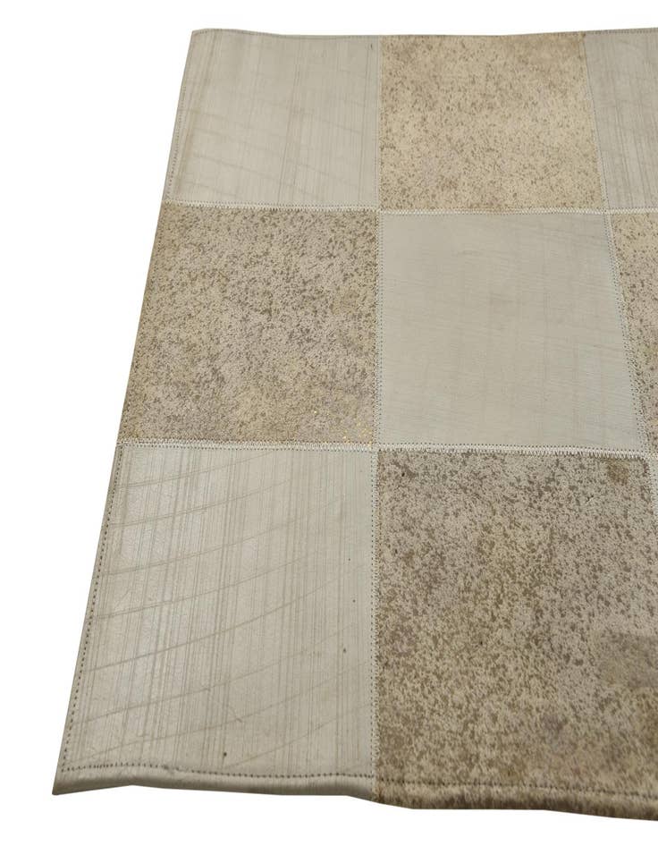 Detail image of  2' x 3' Cowhide Leather Rug