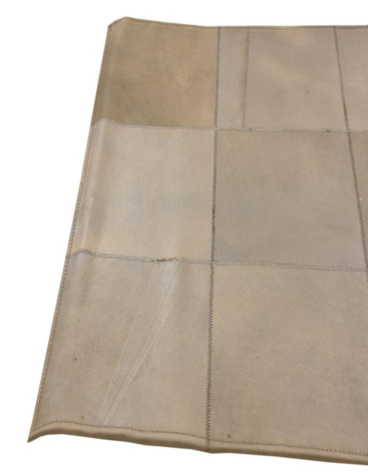 Detail image of  2' 1 x 3' 1 Cowhide Leather Rug