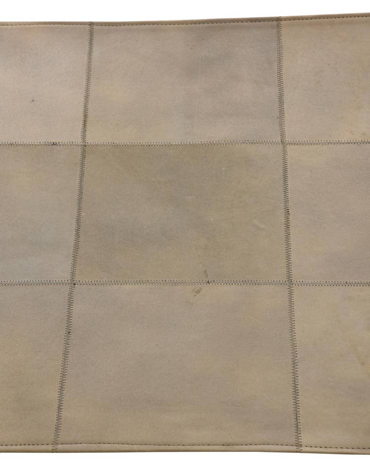 Detail image of  2' 1 x 3' 1 Cowhide Leather Rug